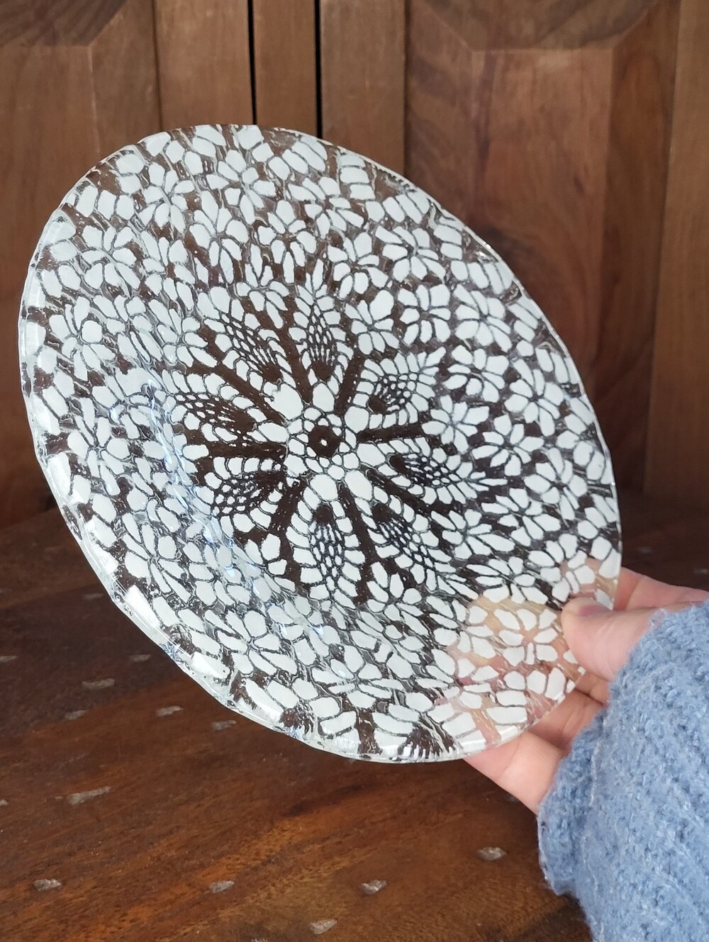 Sydenstricker fused glass plate - Picture 7 of 12